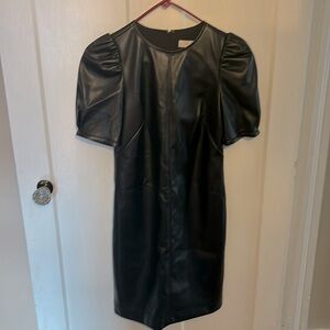 LOFT Faux leather dress